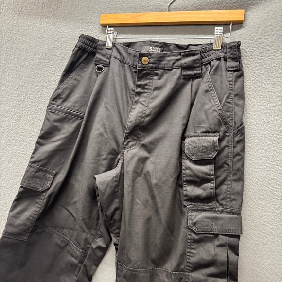 5.11 Tactical Pants Mens 34x30 ACTUAL Black Taclite Pro Ripstop Cargo Utility - Picture 8 of 9